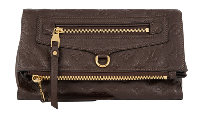 Empreinte Petillante Clutch, &pound;450, Handbags, Brown, Leather, Front view